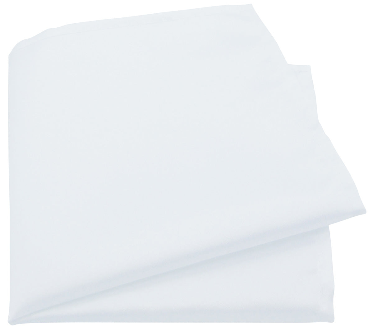 Crisp White Pocket Square - Handkerchiefs - - THREADPEPPER