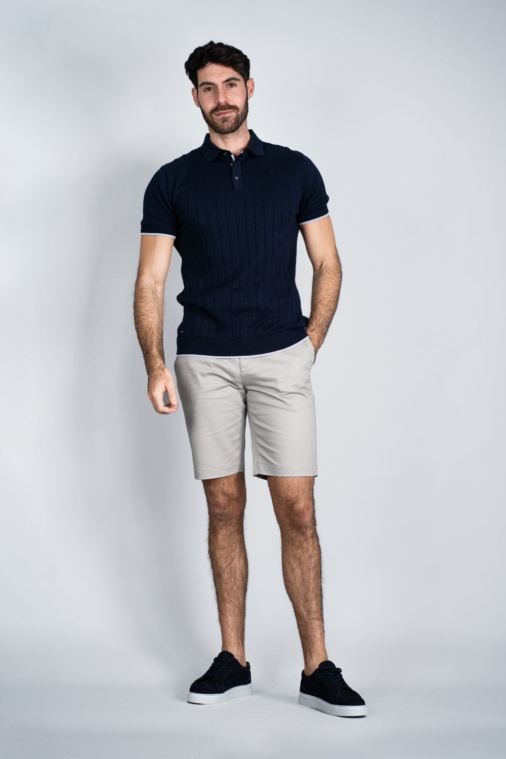 Dakota Slate Chino Shorts - Chinos - 30R - THREADPEPPER