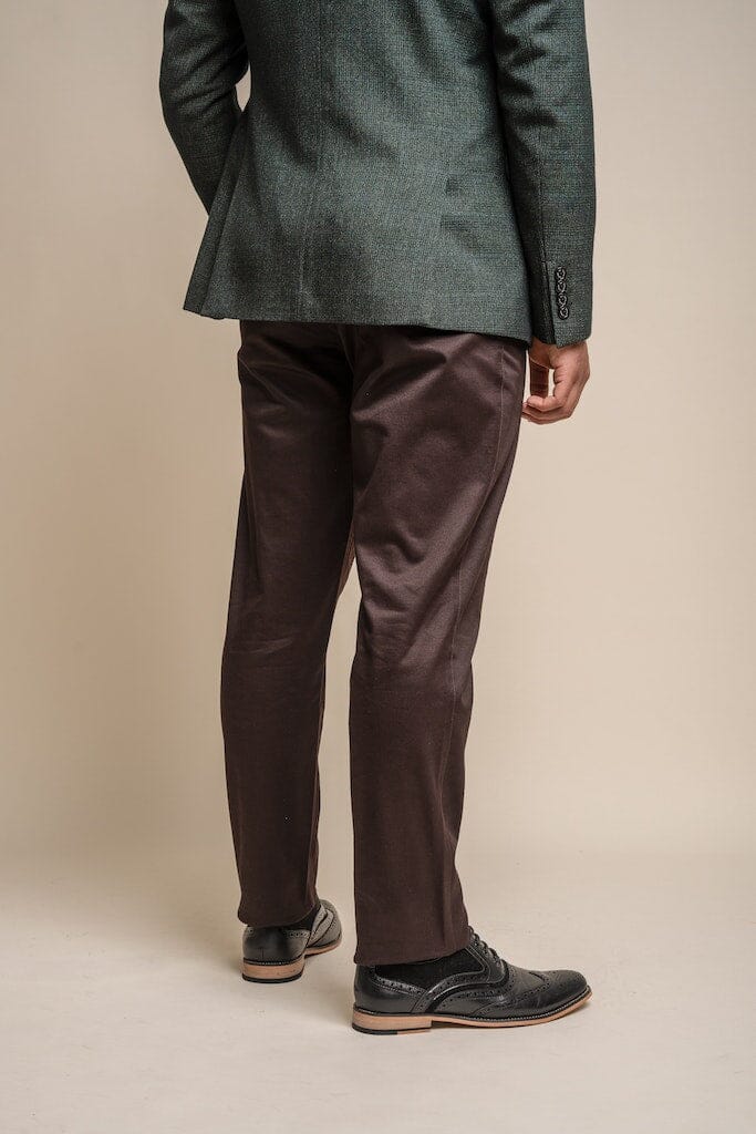 Dakota Chocolate Chinos - Chinos - - THREADPEPPER