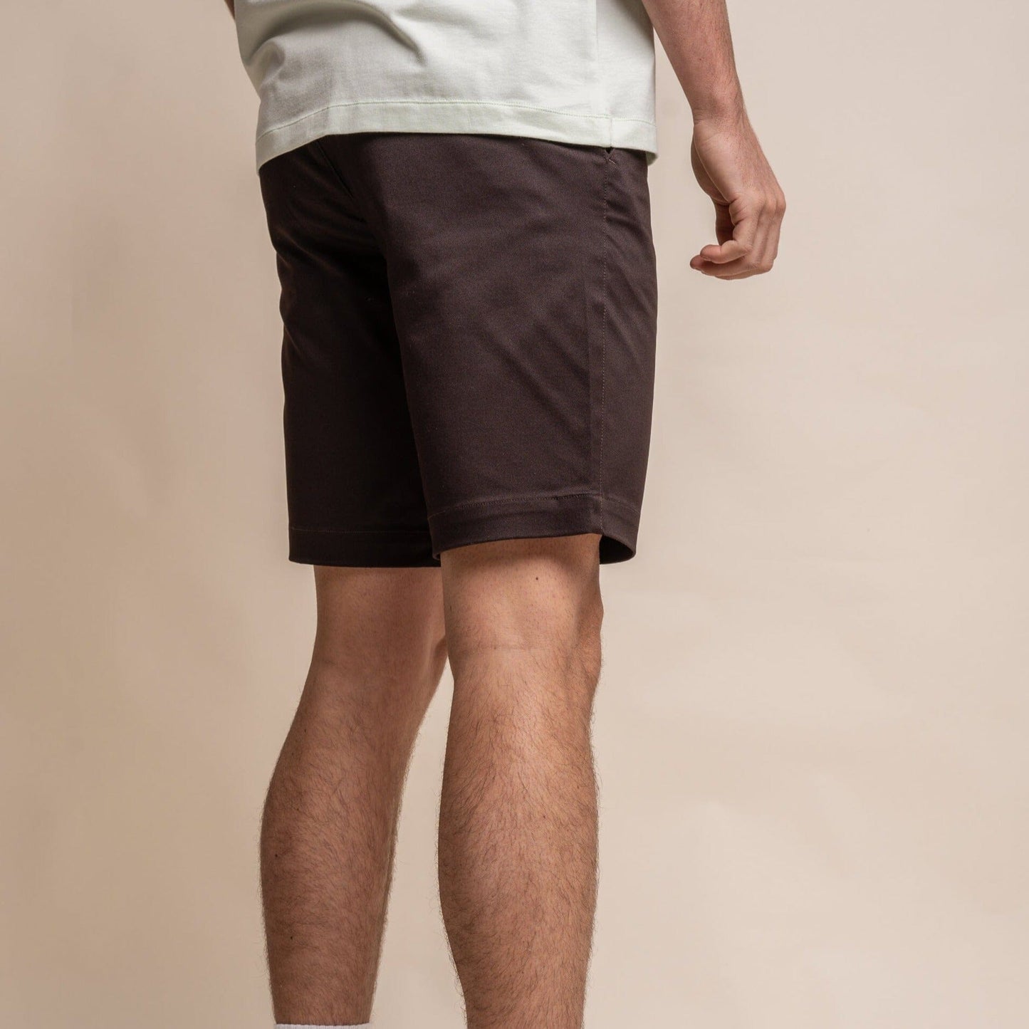 Dakota Chocolate Chino Shorts - Shorts - - THREADPEPPER