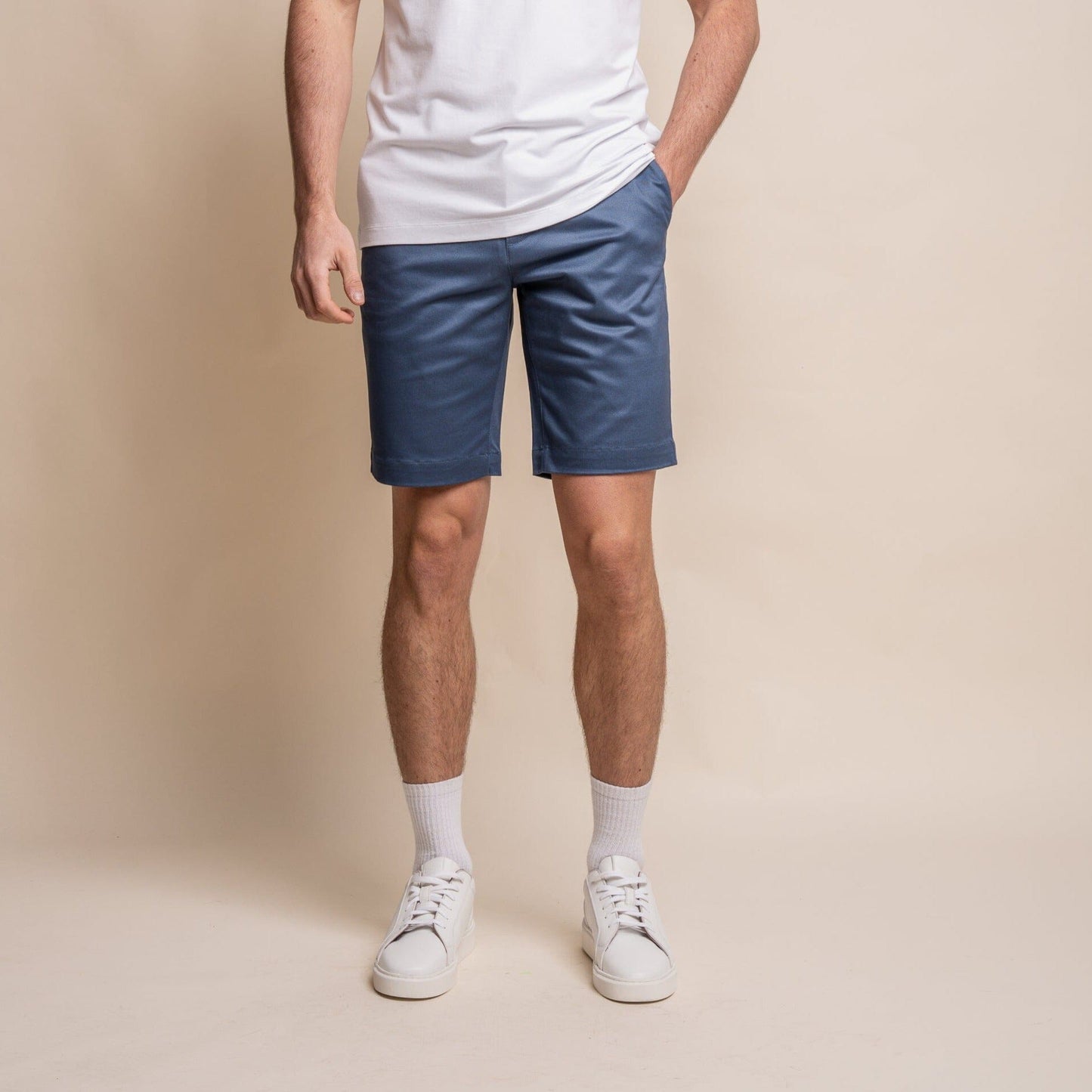 Dakota Cobolt Chino Shorts - Shorts - - THREADPEPPER