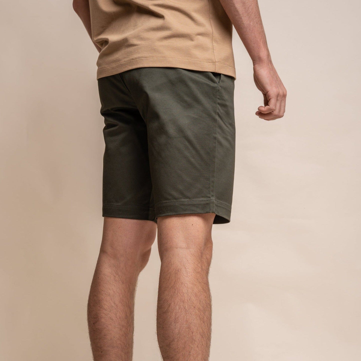 Dakota Olive Chino Shorts - Shorts - - THREADPEPPER