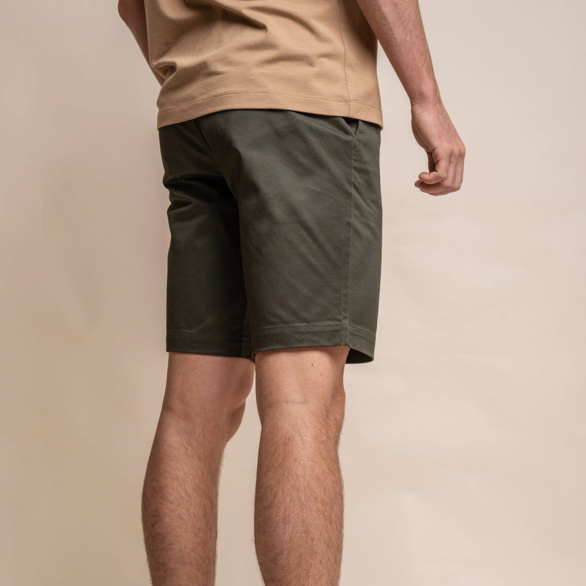 Dakota Olive Chino Shorts - Shorts - - THREADPEPPER