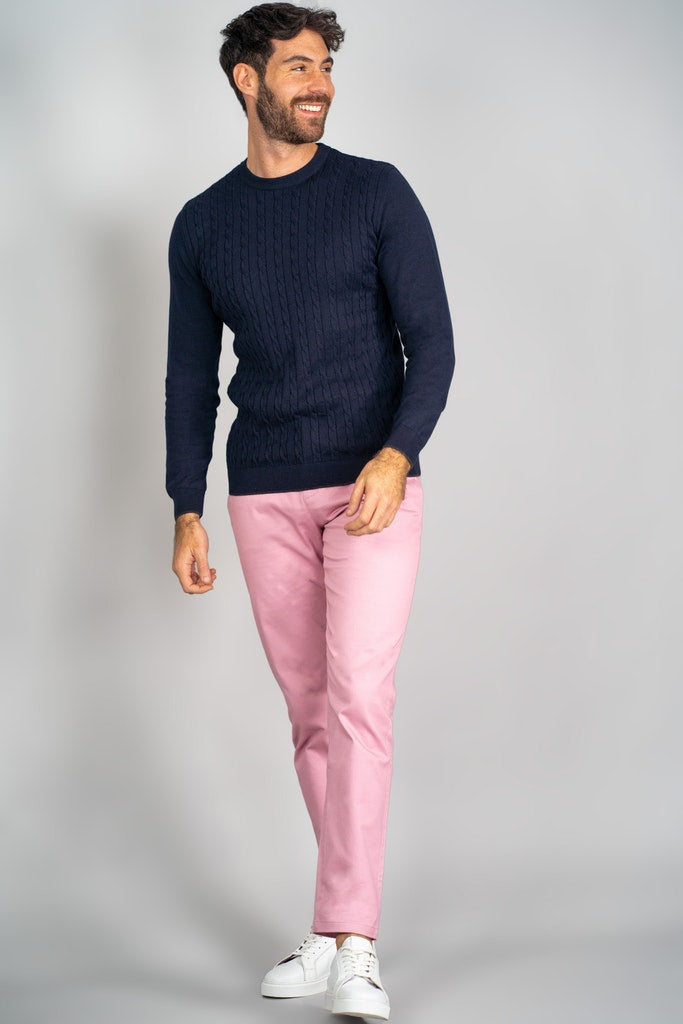 Dakota Pink Chinos - Chinos - - THREADPEPPER