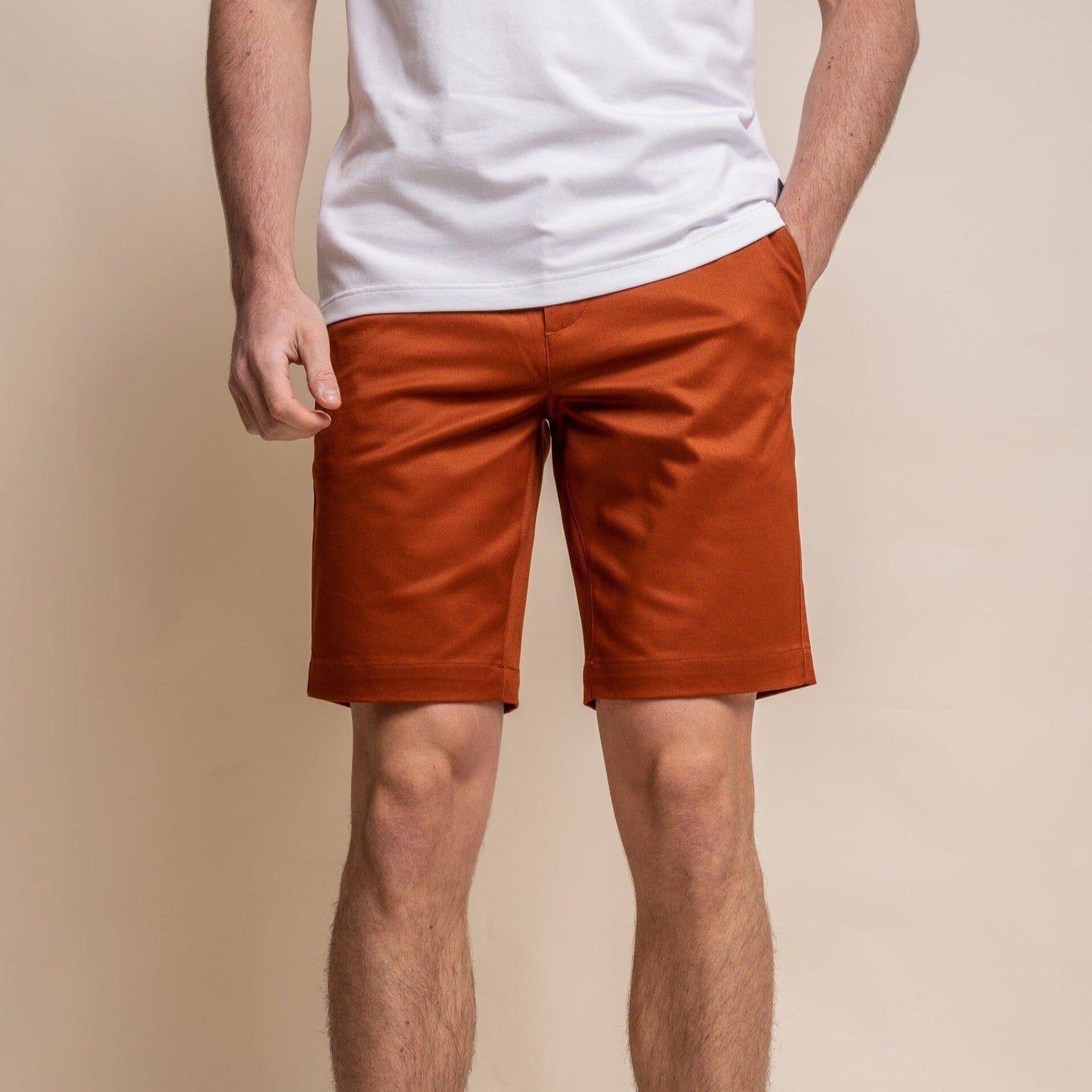 Dakota Rust Chino Shorts - Shorts - 28R - THREADPEPPER