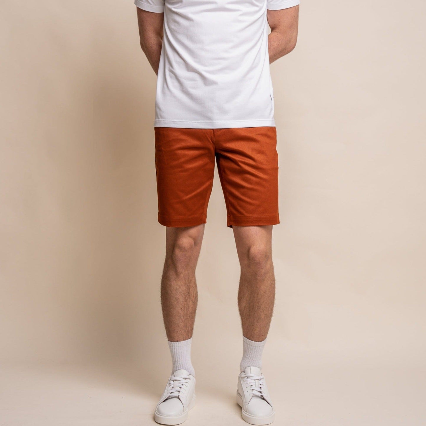 Dakota Rust Chino Shorts - Shorts - - THREADPEPPER