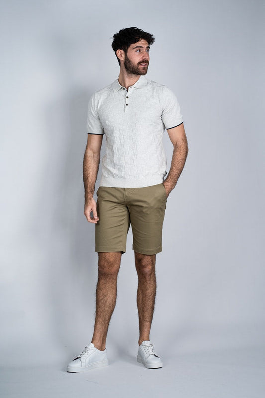 Dakota Stone Chino Shorts - Chinos - - THREADPEPPER