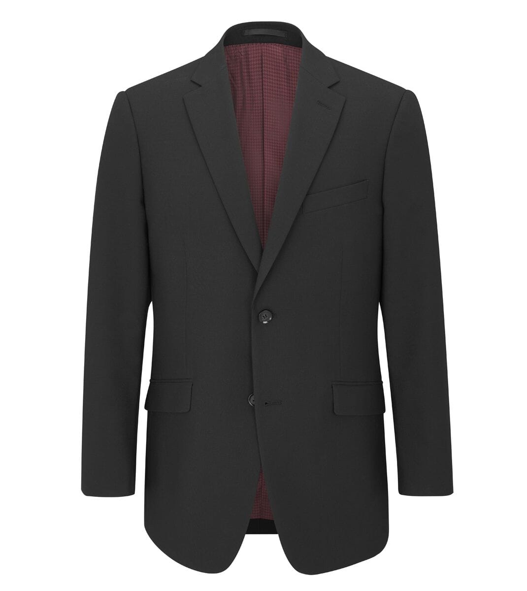Darwin 2 Button Black Jacket - Blazers & Jackets - - THREADPEPPER