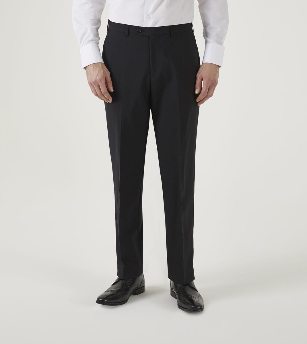 Darwin Black Trousers - Trousers - 28R - THREADPEPPER