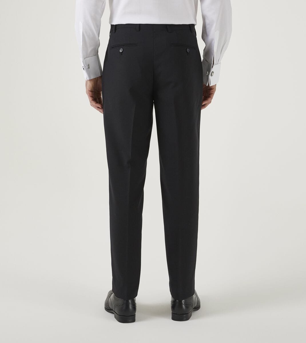 Darwin Black Trousers - Trousers - - THREADPEPPER