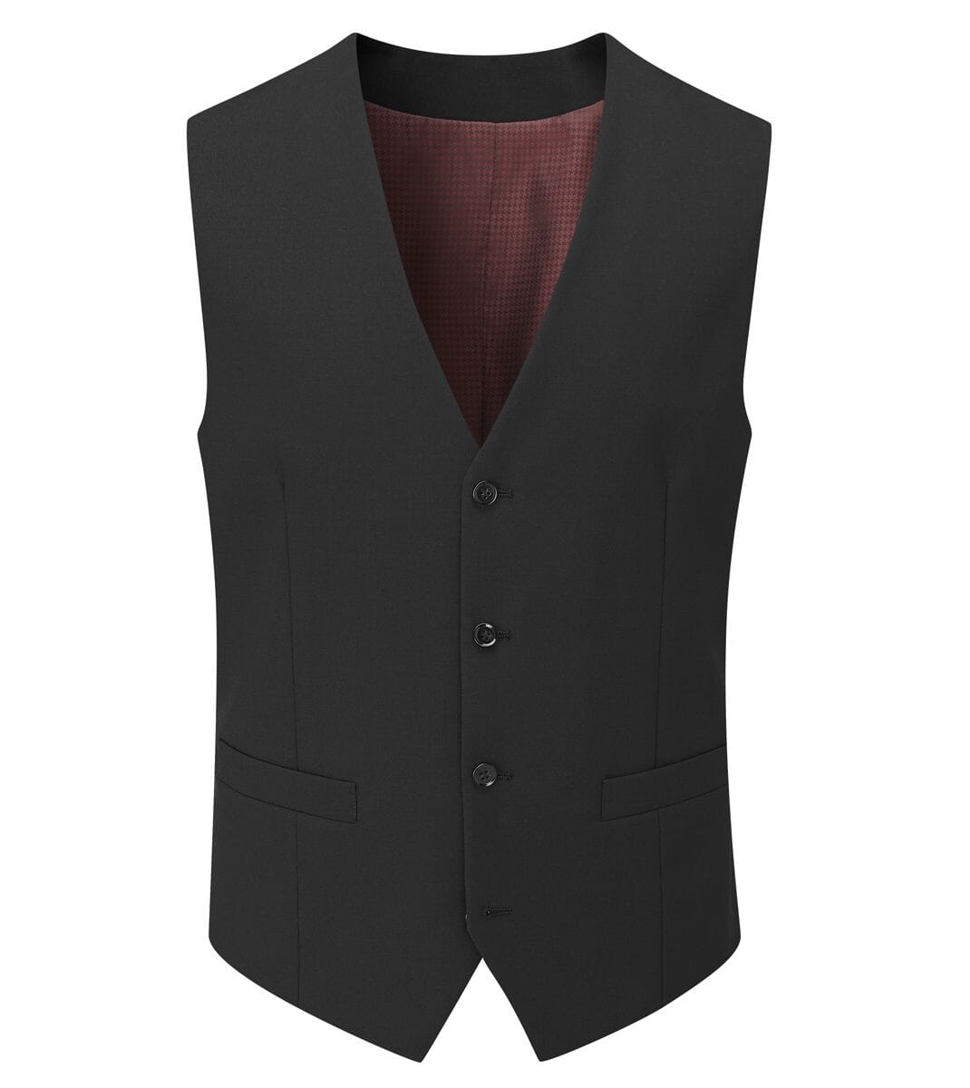 Darwin Black Waistcoat - Waistcoats - - THREADPEPPER