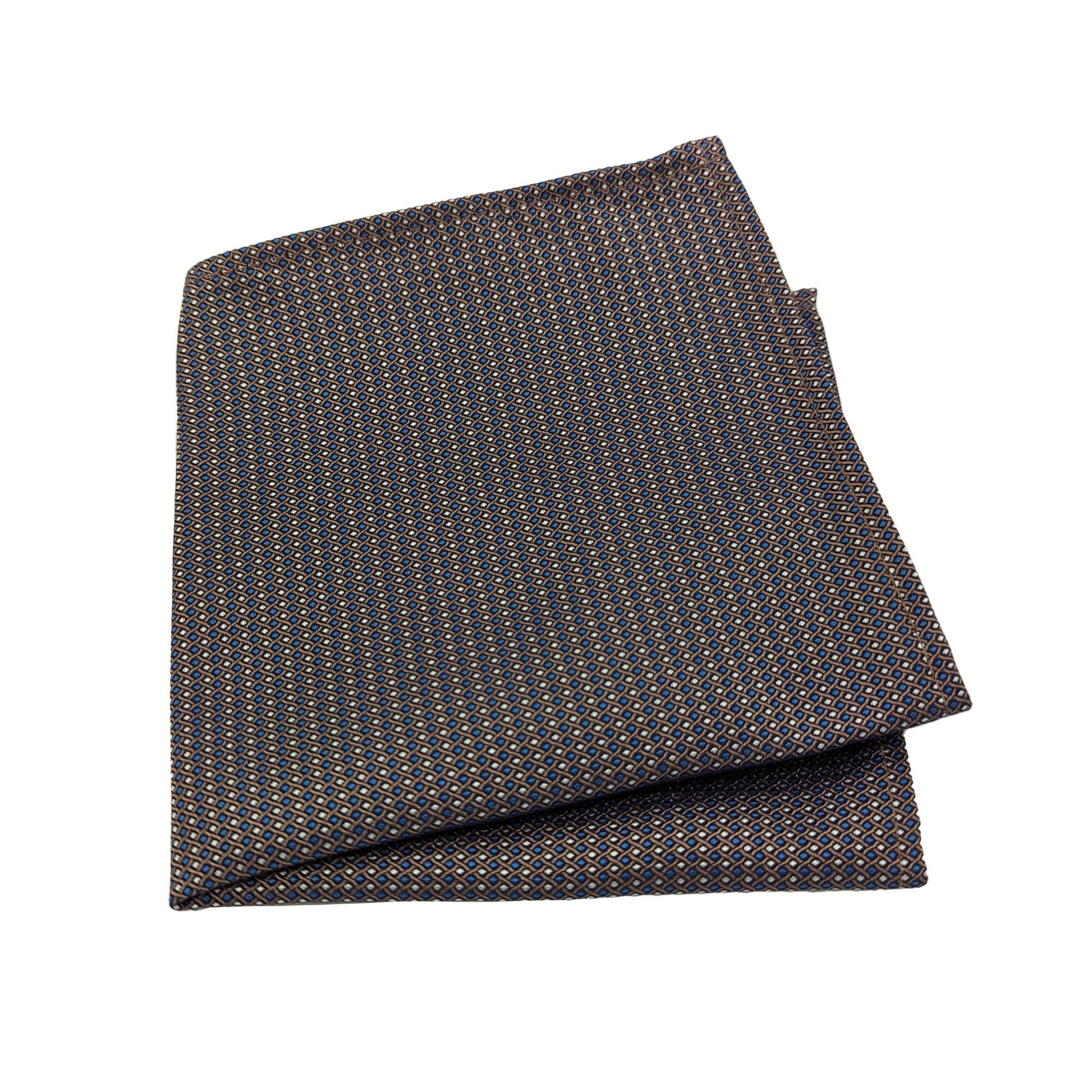Delius Patterned Silk Pocket Square - Handkerchiefs - - THREADPEPPER