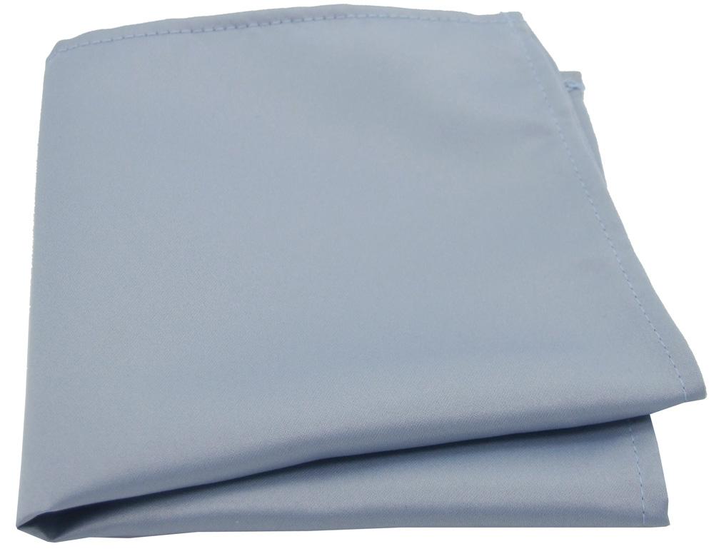 Dusty Blue Pocket Square - Handkerchiefs - - THREADPEPPER