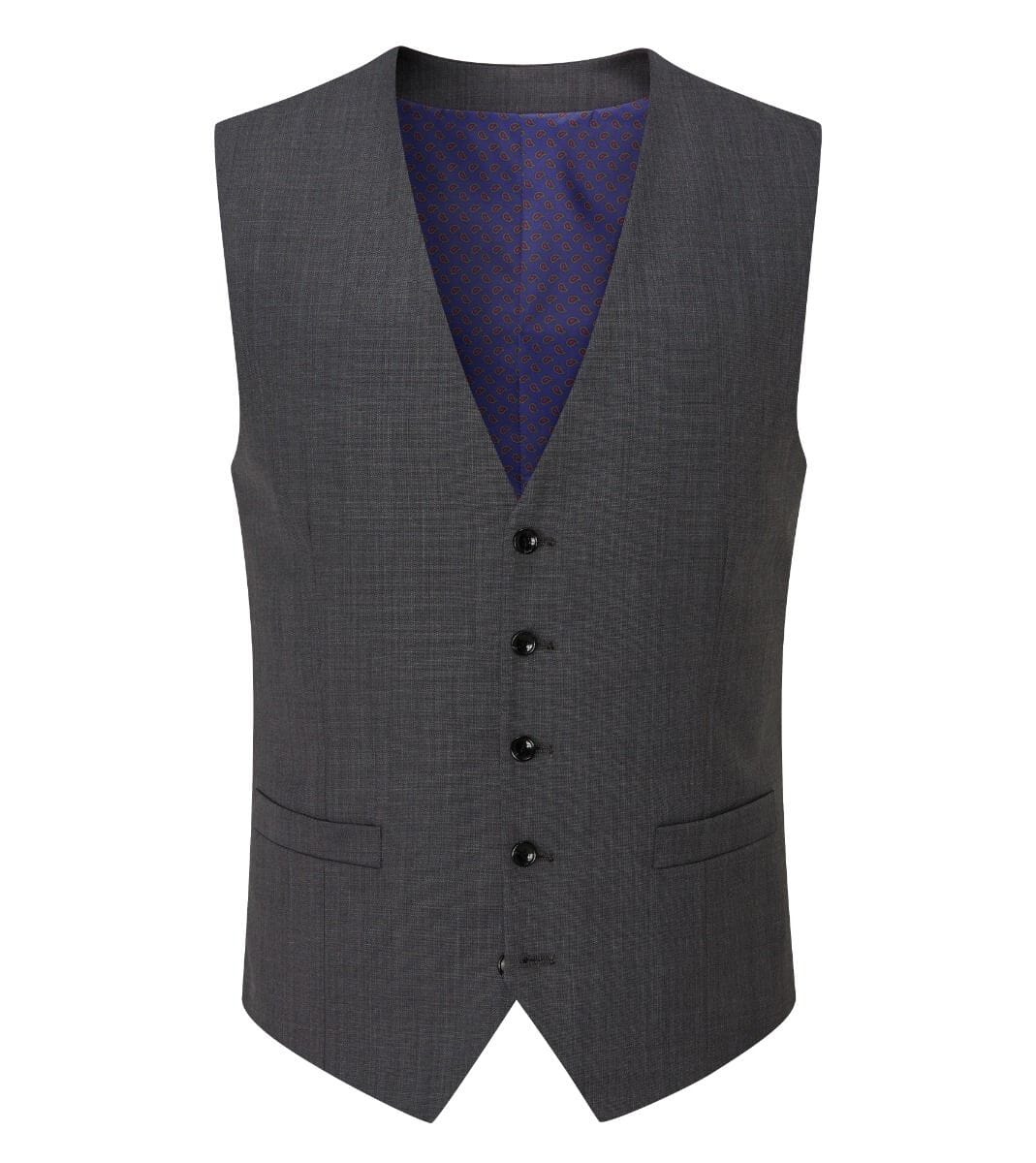 Farnham Grey Waistcoat - DUE 30/9/23 - Waistcoats - - THREADPEPPER