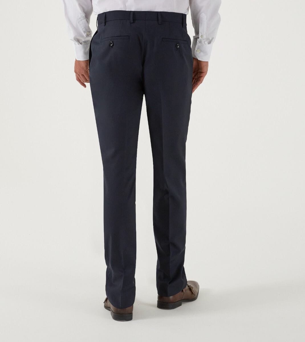 Farnham Navy Trousers - Trousers - - THREADPEPPER