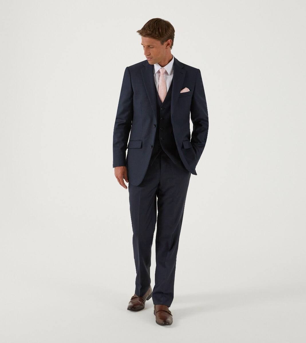 Farnham Navy Trousers - Trousers - - THREADPEPPER