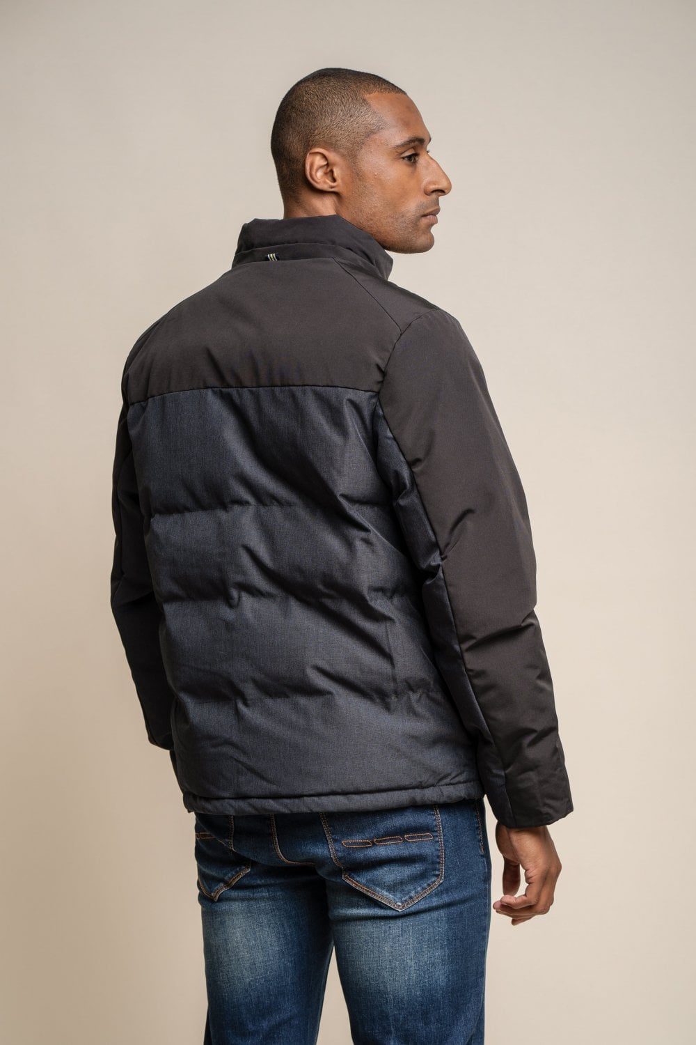 Farros Charcoal Jacket - Coats - - THREADPEPPER