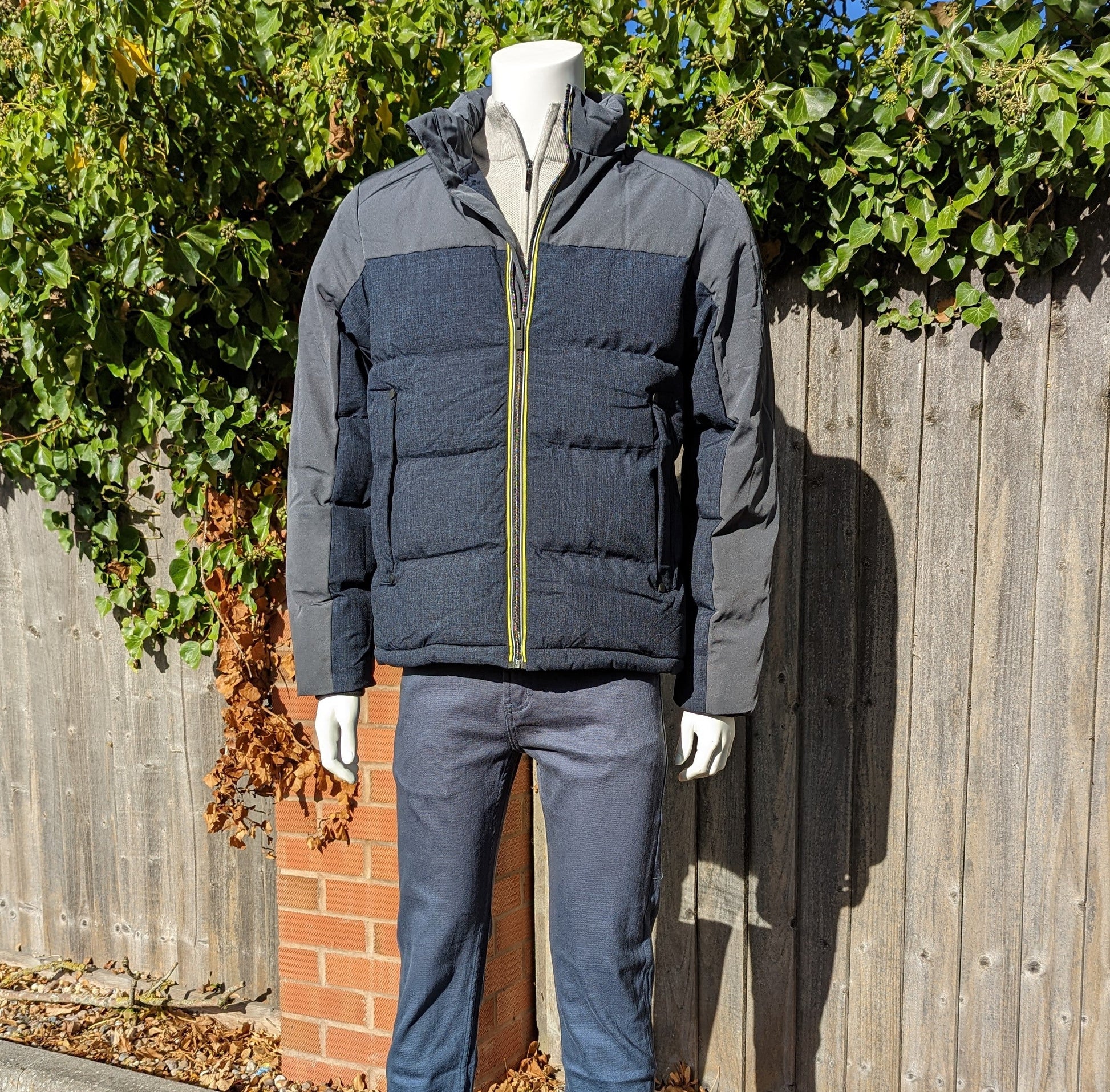 Farros Navy Jacket - Coats - - THREADPEPPER