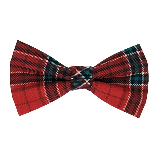 Festive Tartan Bow Tie - Bow Ties - Ready-Tied - THREADPEPPER