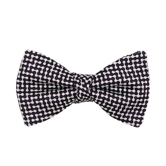 Fleming Spotty Silk Bow Tie - Bow Ties - Ready-Tied - THREADPEPPER