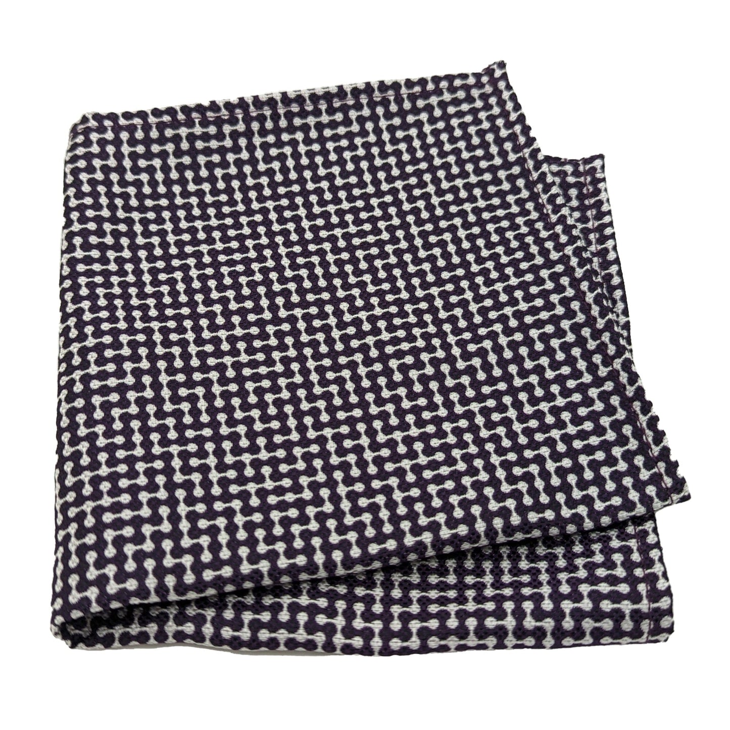 Fleming Spotty Silk Pocket Square - Handkerchiefs - - THREADPEPPER