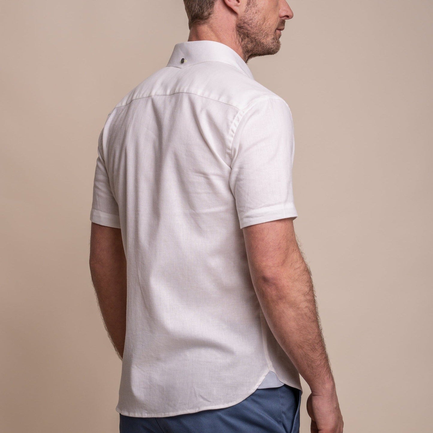 Fuego White Linen Shirt - Shirts - - THREADPEPPER