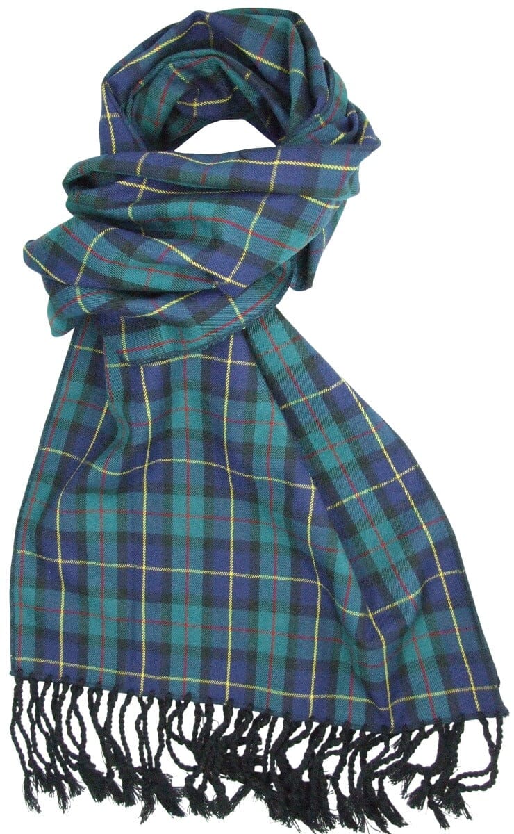 Green Tartan Scarf - Scarves - - THREADPEPPER