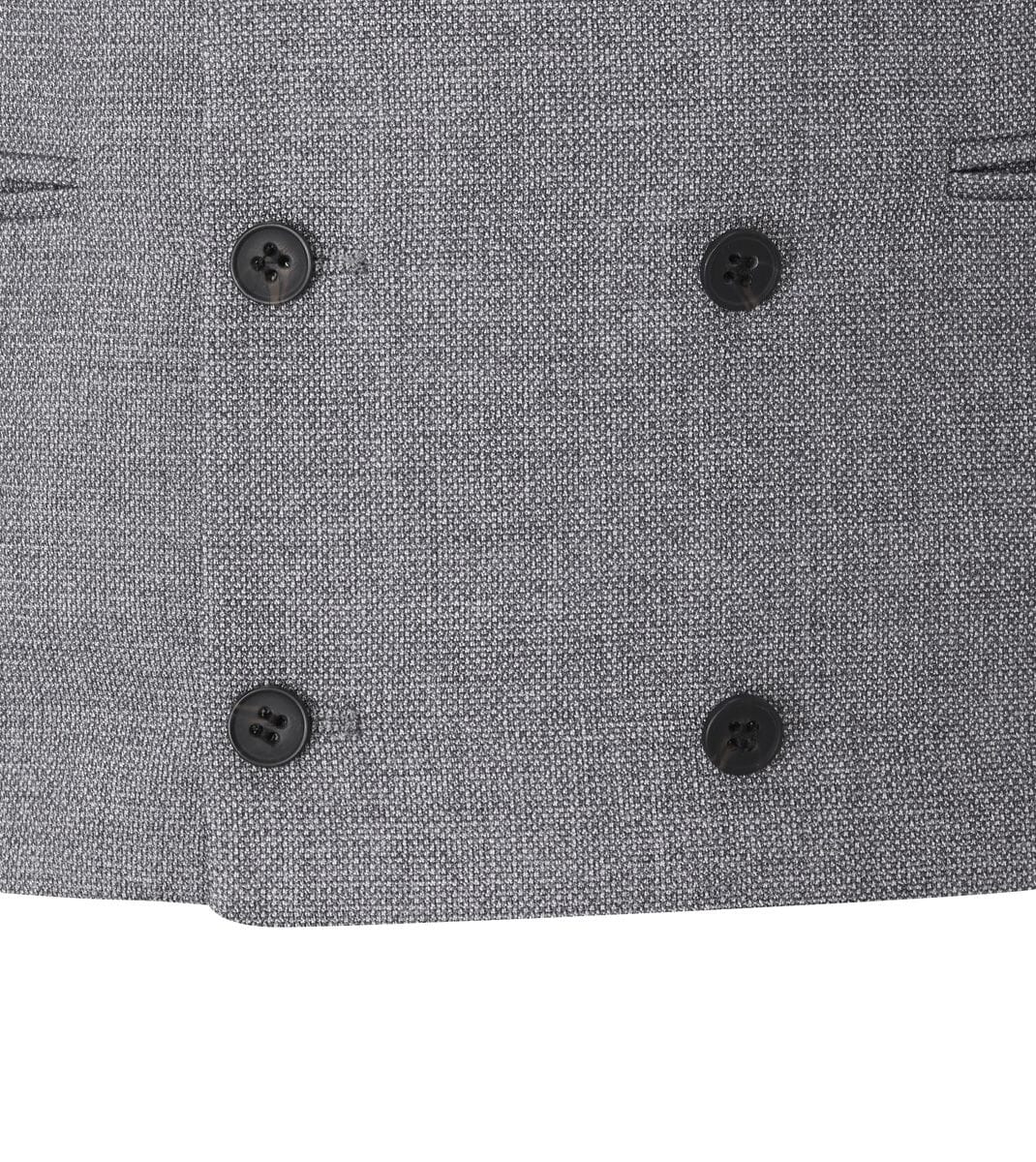 Harcourt Silver Waistcoat - Waistcoats - - THREADPEPPER