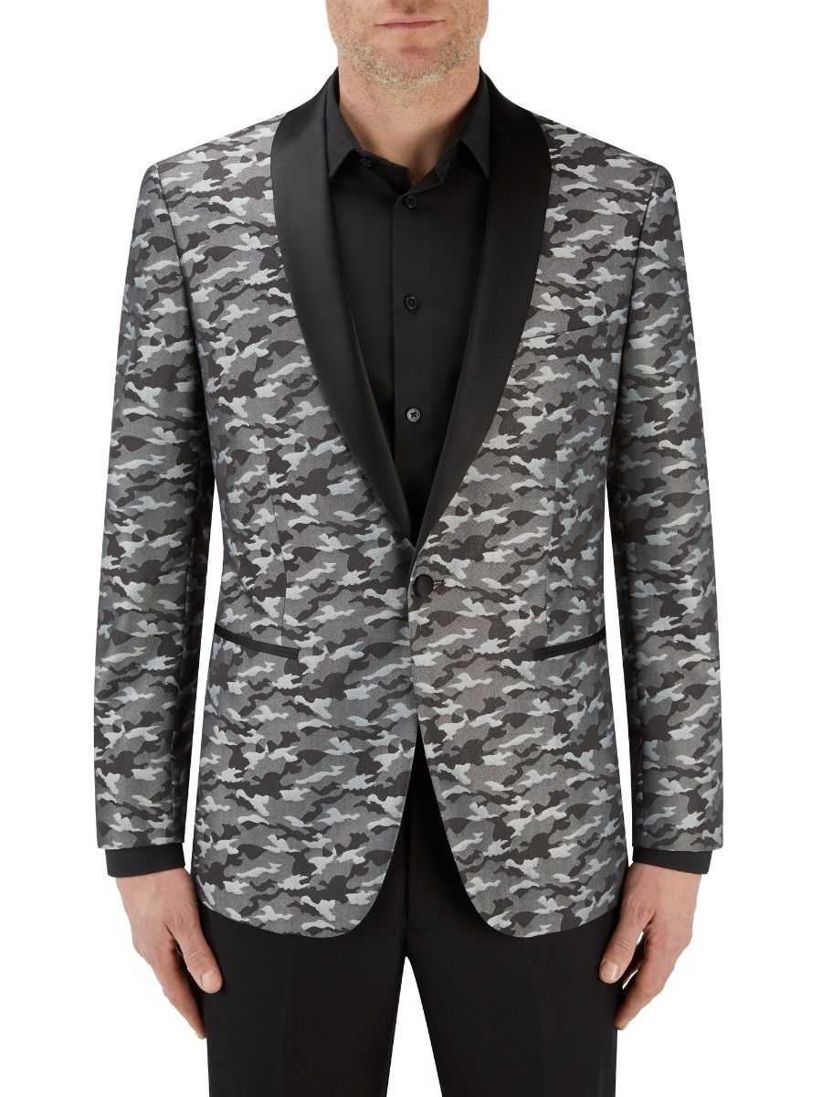 Harris Silver Camo Jacket - STOCK CLEARANCE - Clearance Jackets - 46S - THREADPEPPER