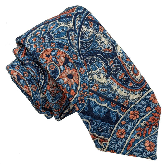 Jacobean Paisley Tie - Ties - - THREADPEPPER