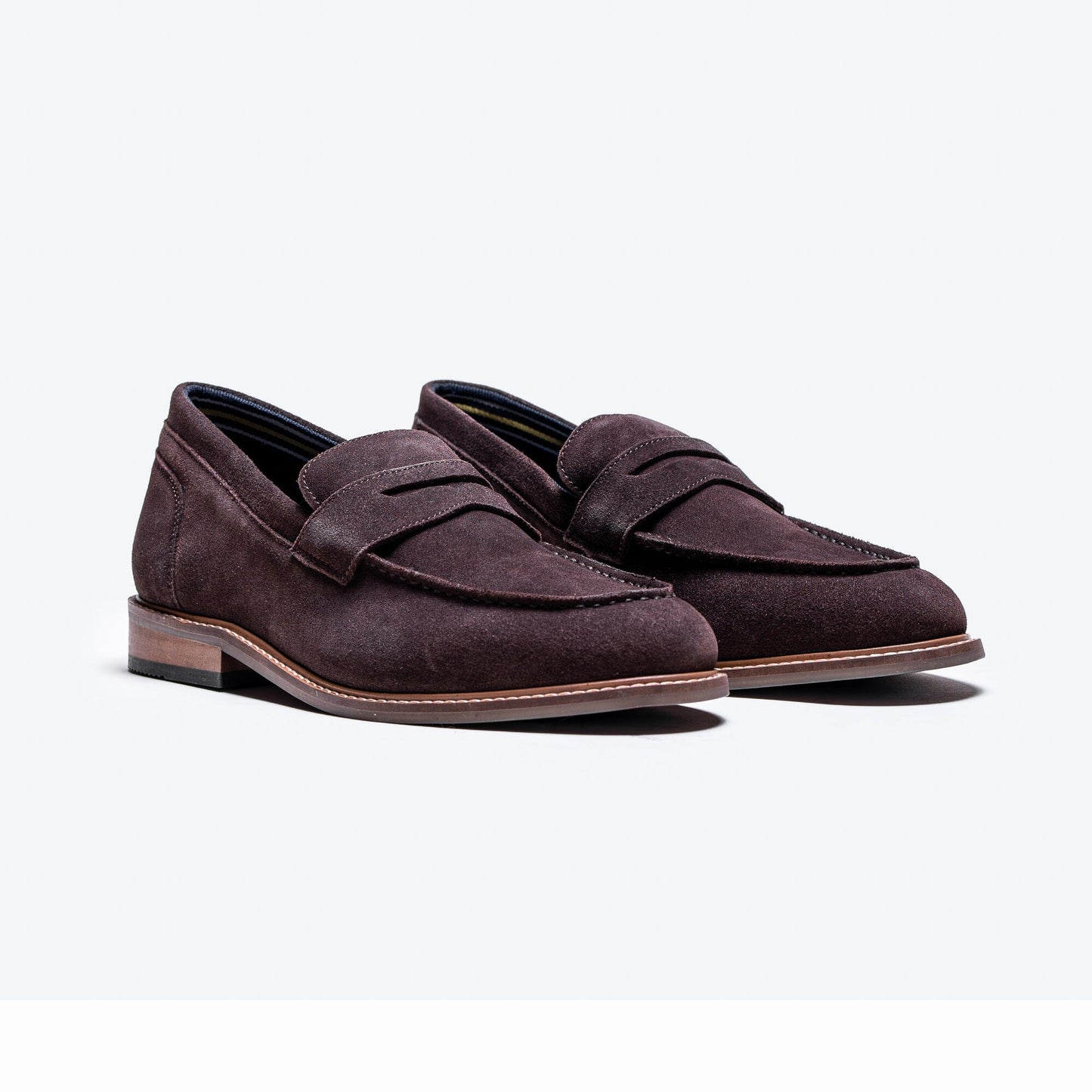 Jordan Brown Suede Loafers - Shoes - - THREADPEPPER