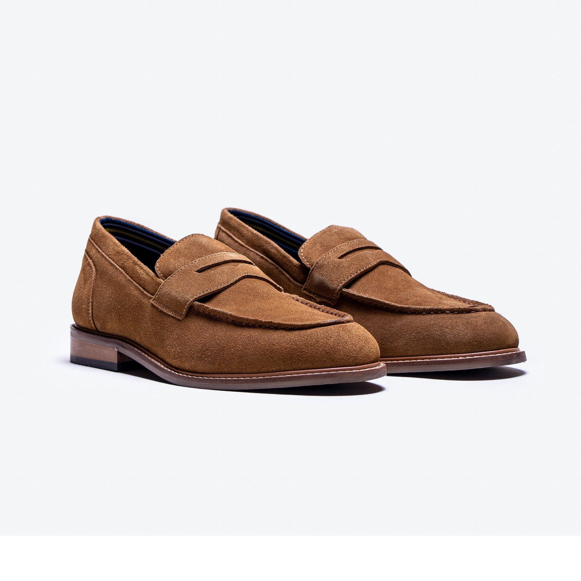 Jordan Tan Suede Loafers - Shoes - - THREADPEPPER