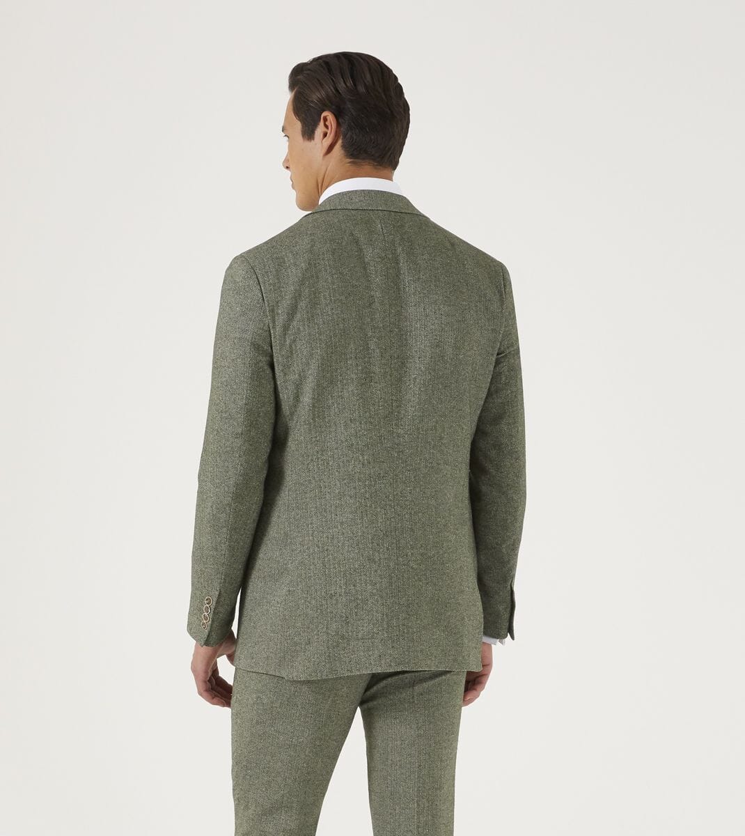 Jude Sage Herringbone Jacket - DUE 26/8/23 - Blazers & Jackets - - THREADPEPPER