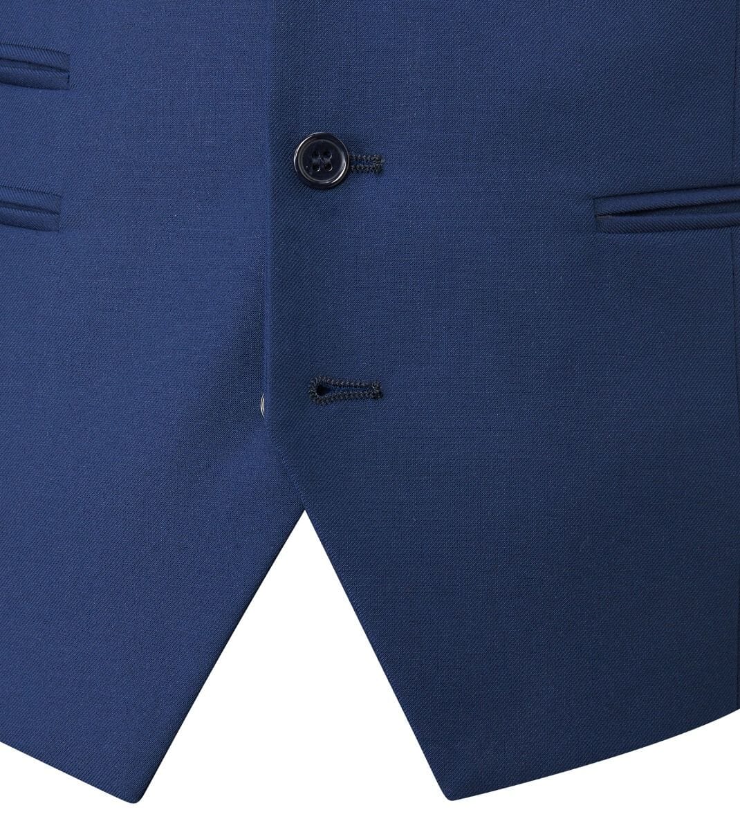 Kennedy Royal Blue Waistcoat - DUE 26/8/23 - Waistcoats - - THREADPEPPER