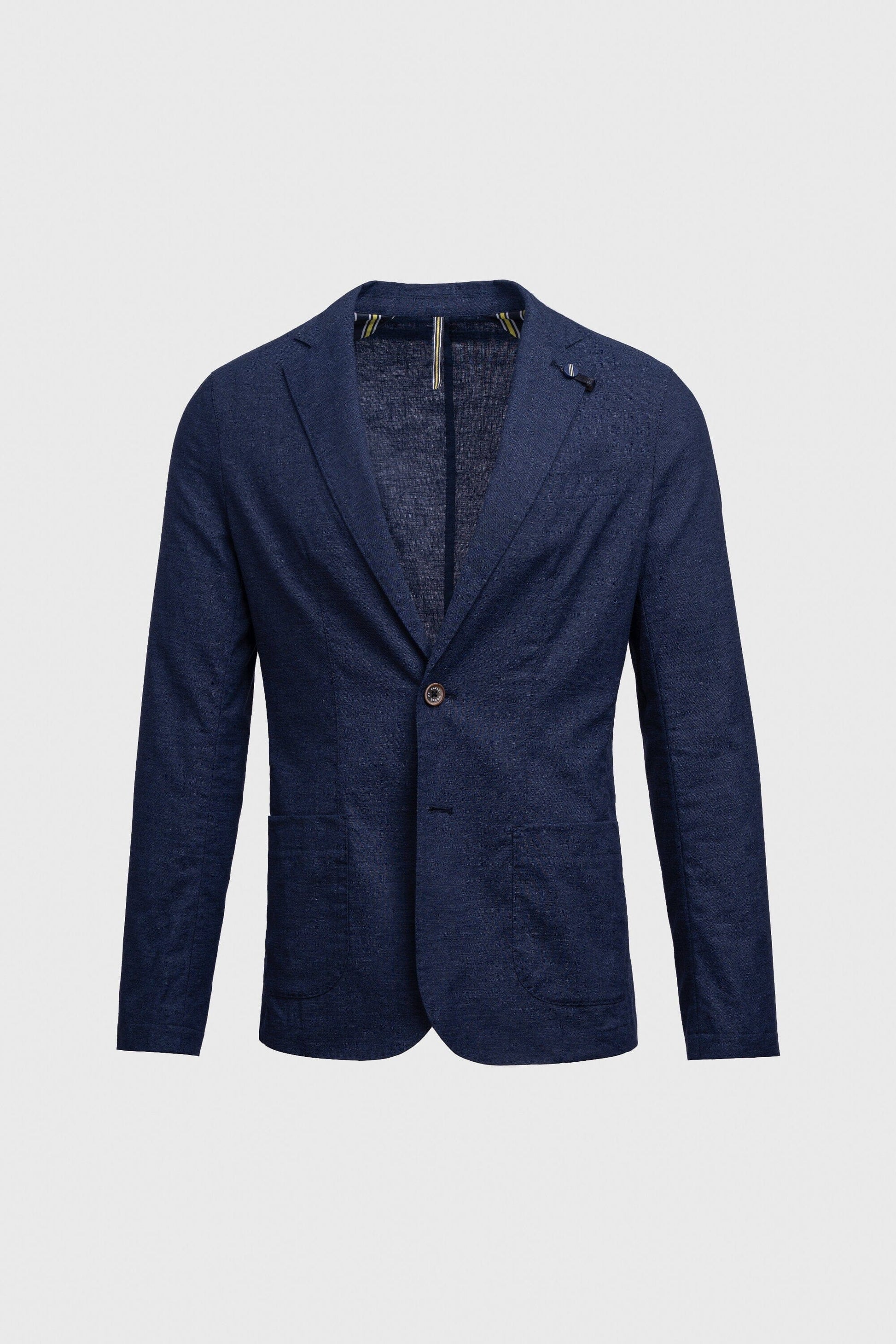 Lightweight Navy Linen Blazer - STOCK CLEARANCE - Blazers & Jackets Sale - - THREADPEPPER