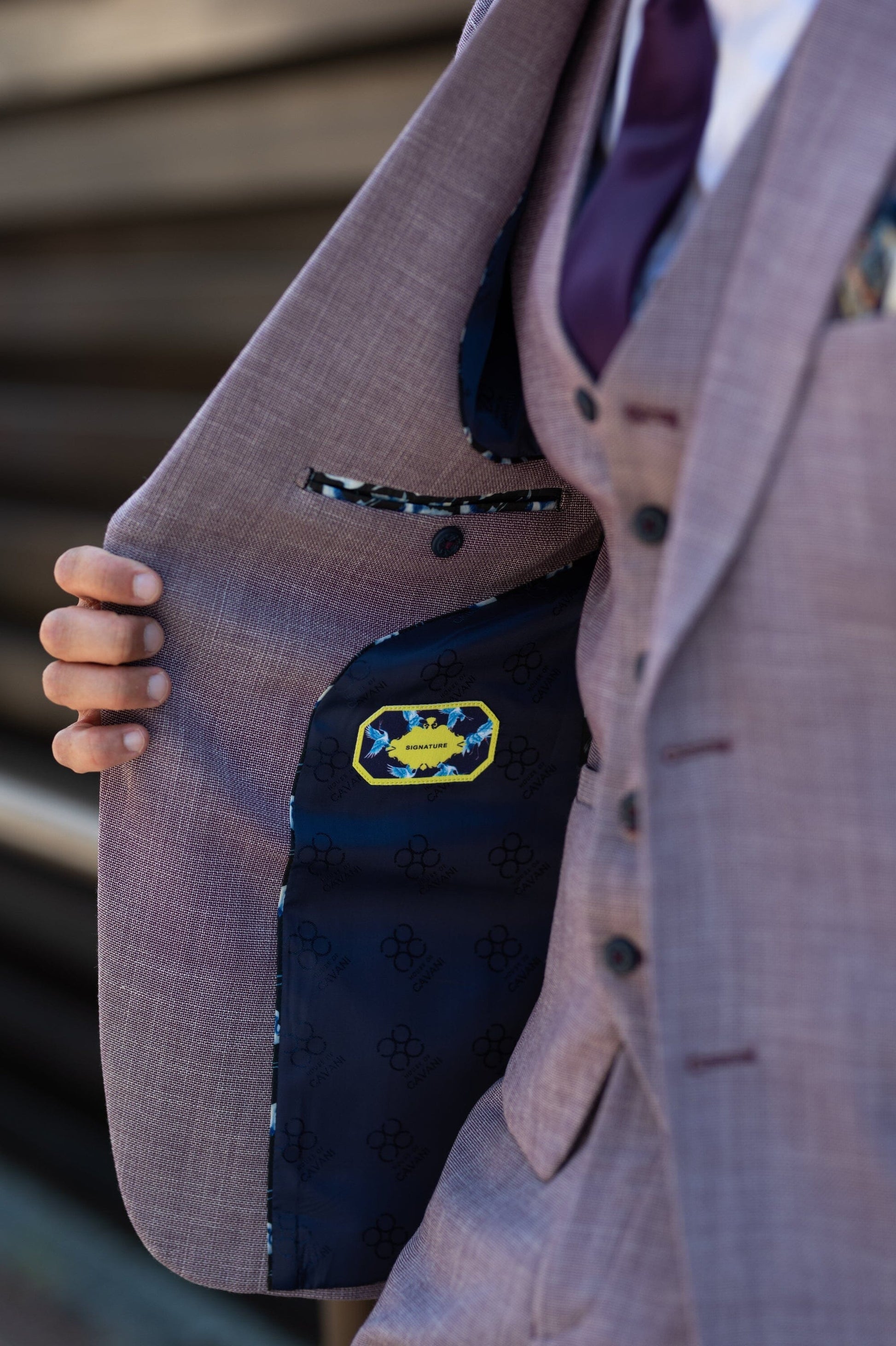 Lilac Linen Blazer - STOCK CLEARANCE - Blazers & Jackets - - THREADPEPPER