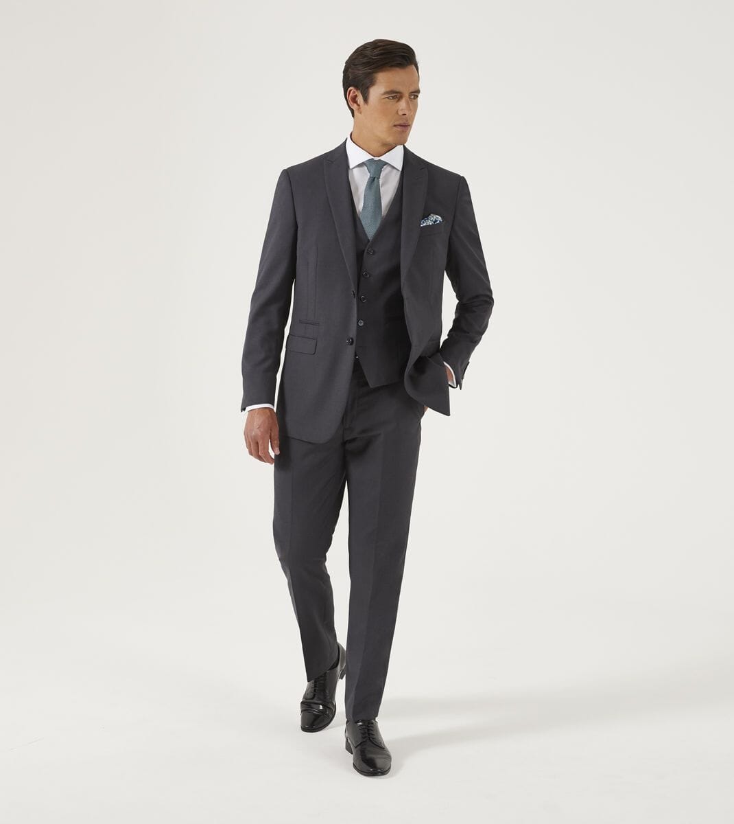 Madrid Charcoal Trousers - DUE 4/9/23 - Trousers - - THREADPEPPER