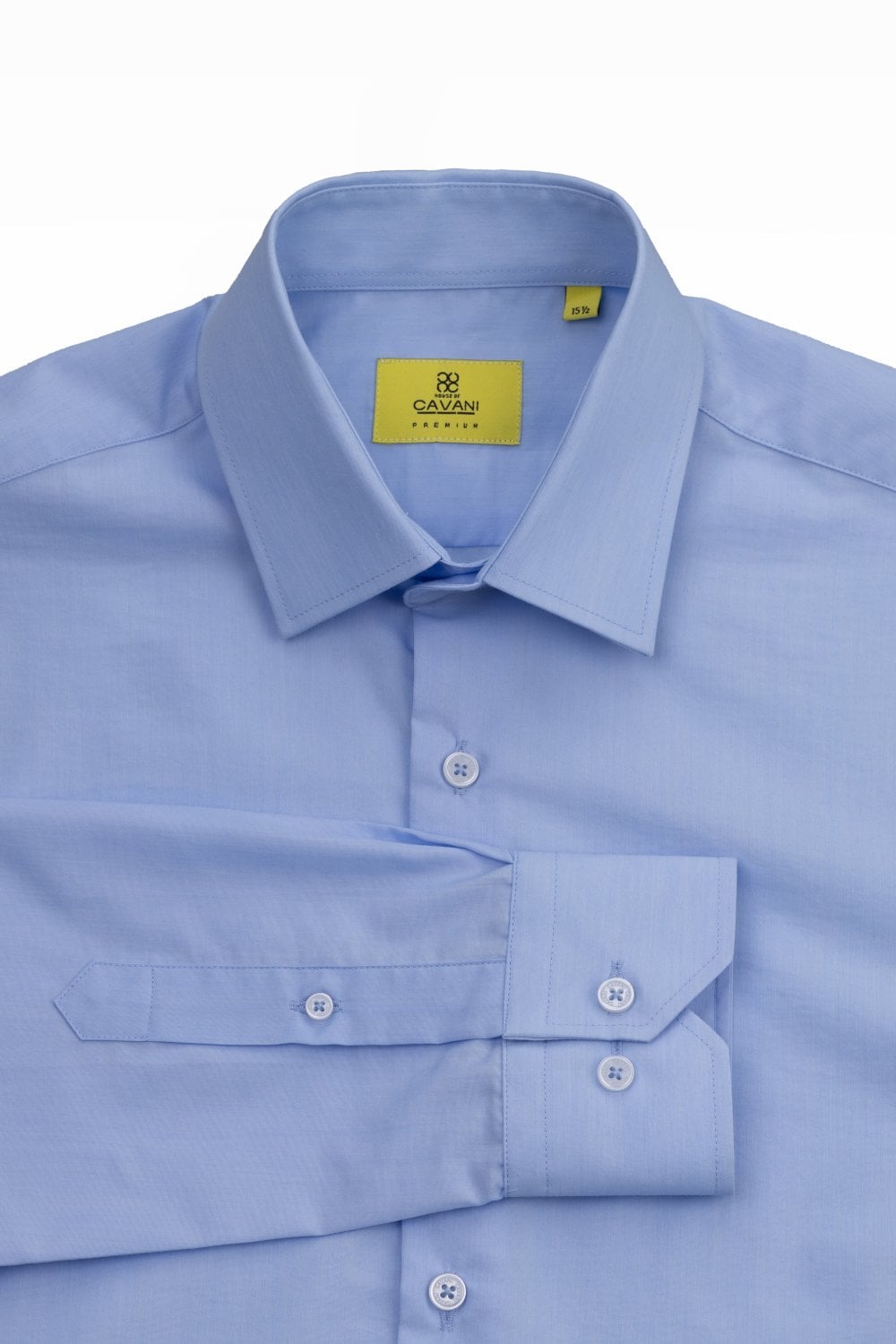 Miatti Blue Long Sleeve Shirt - OOS 31/7/23 - Shirts - 14.5" - THREADPEPPER