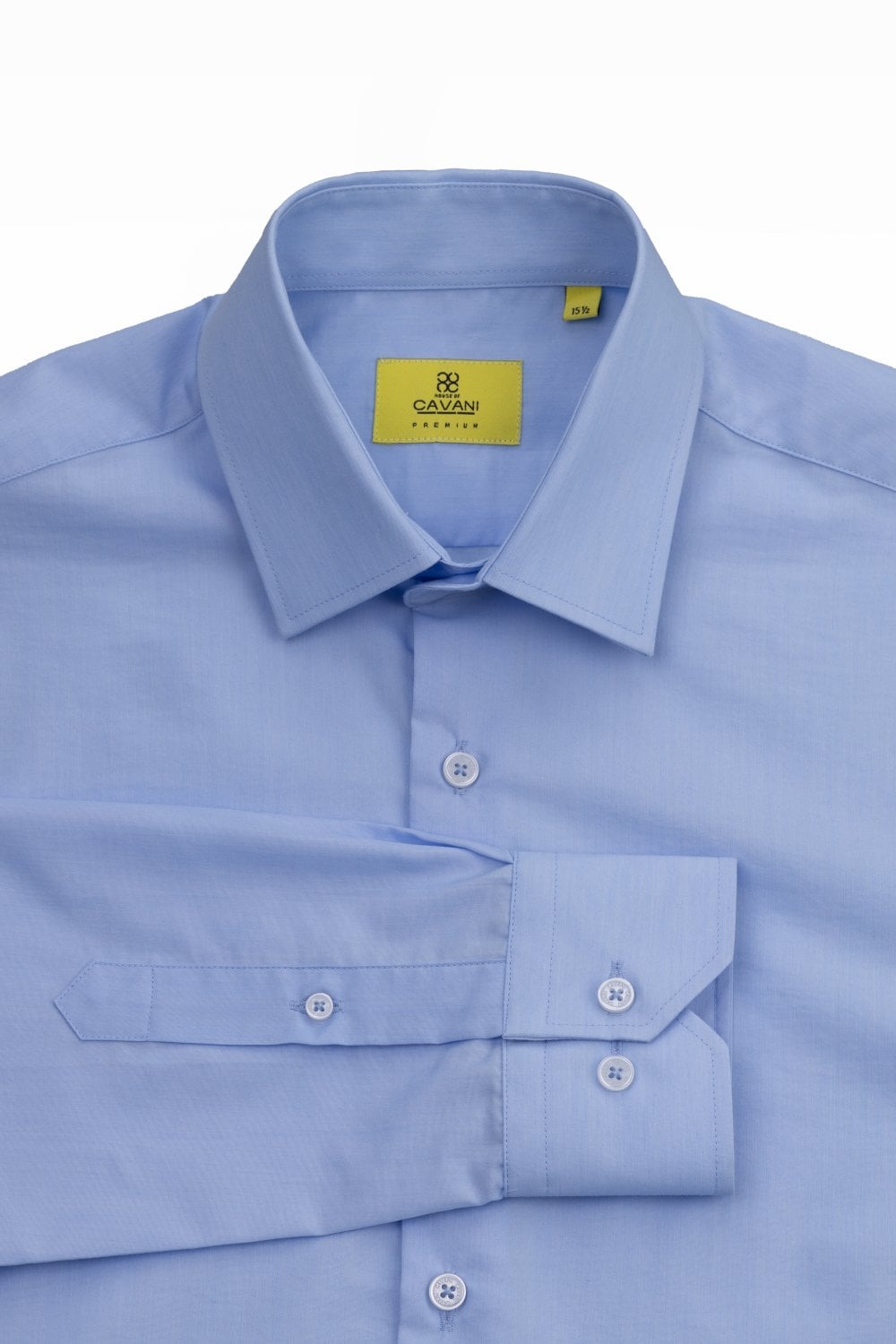 Miatti Blue Long Sleeve Shirt - OOS 31/7/23 - Shirts - 14.5" - THREADPEPPER