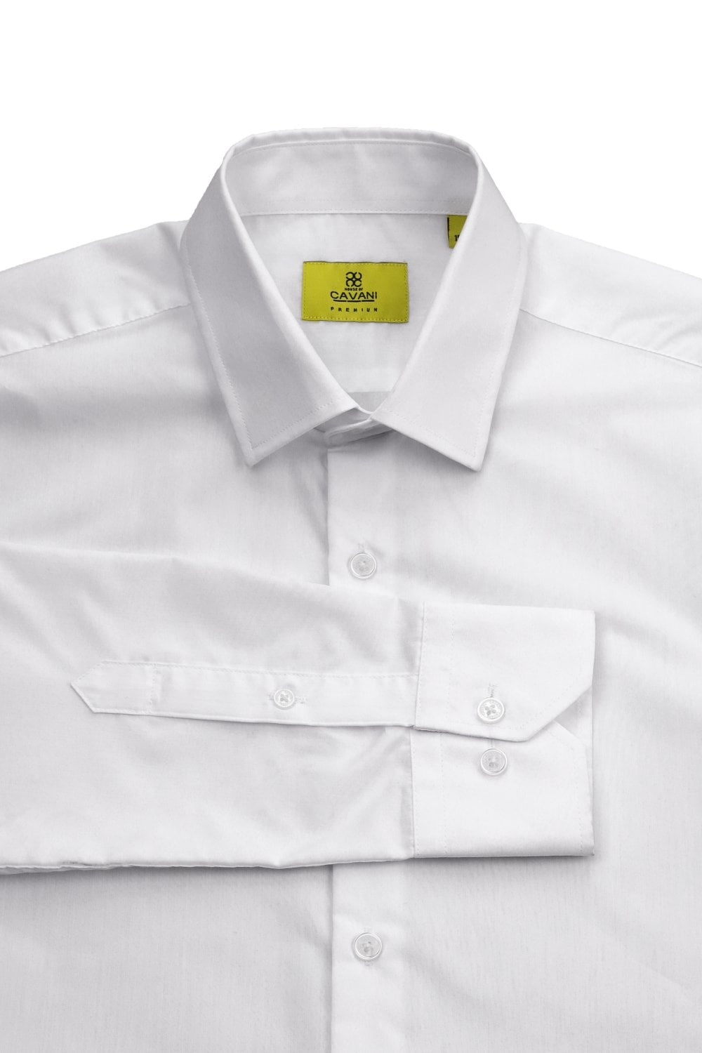 Miatti White Long Sleeve Shirt - OOS 28/7/23 - Shirts - 14.5" - THREADPEPPER