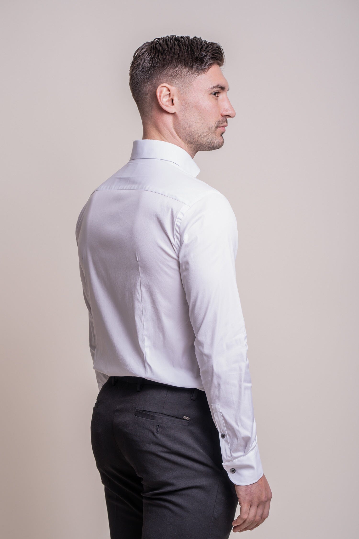 Monaco White Shirt - Shirts - - THREADPEPPER