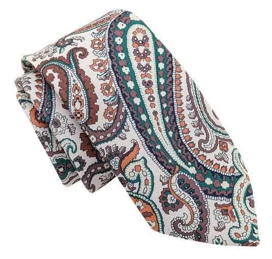 Moorland Paisley Tie - Ties - - THREADPEPPER