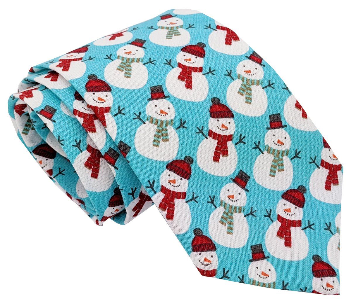 Mr Snowman Christmas Tie - Ties - - THREADPEPPER