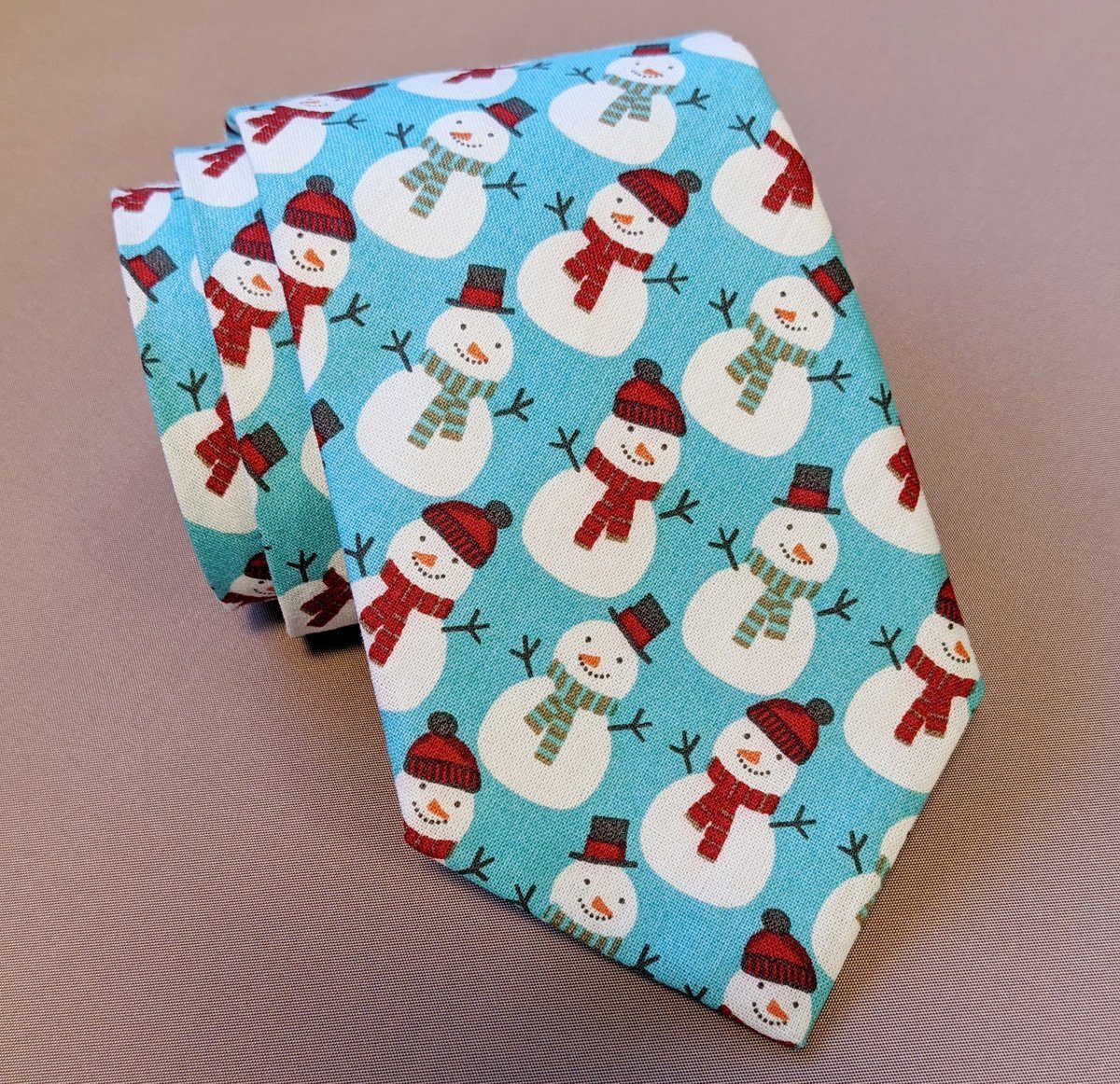 Mr Snowman Christmas Tie - Ties - - THREADPEPPER