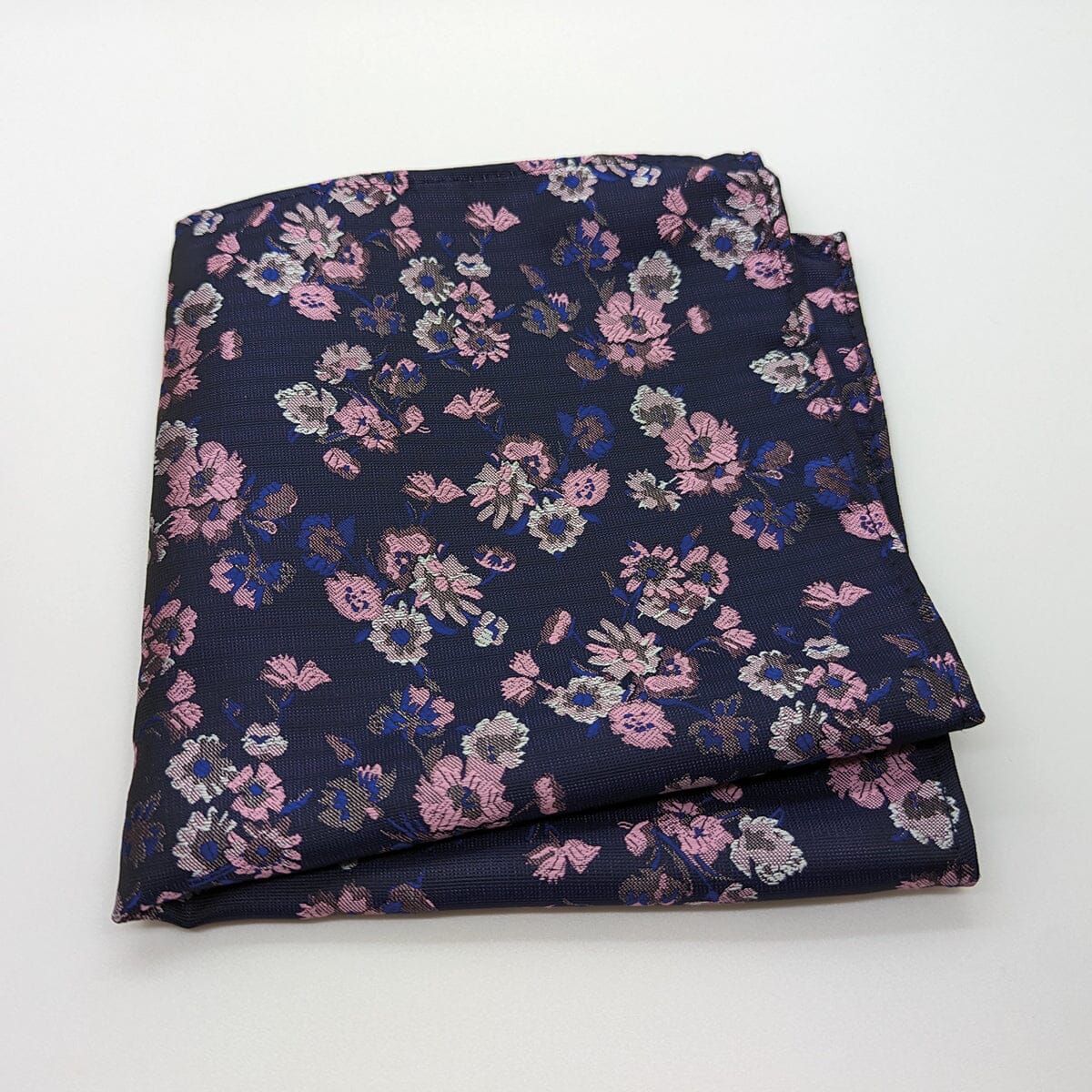 Navy Floral Tie Set - Ties - - THREADPEPPER
