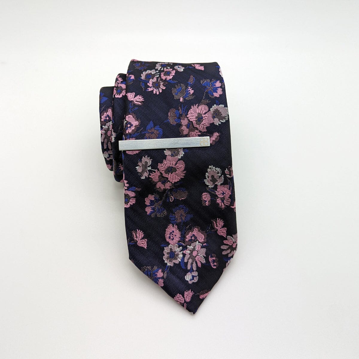 Navy Floral Tie Set - Ties - - THREADPEPPER