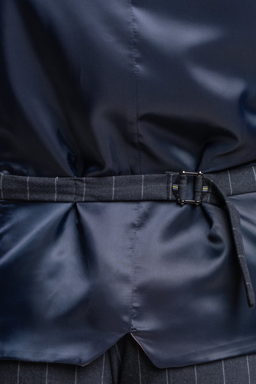 Navy Pinstripe Waistcoat - STOCK CLEARANCE - Waistcoats - - THREADPEPPER