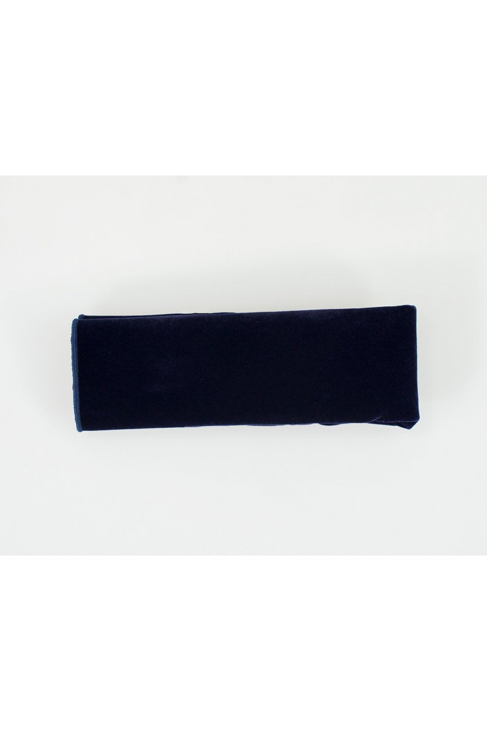 Navy Velvet Bow Tie & Pocket Square - Bow Ties - - THREADPEPPER
