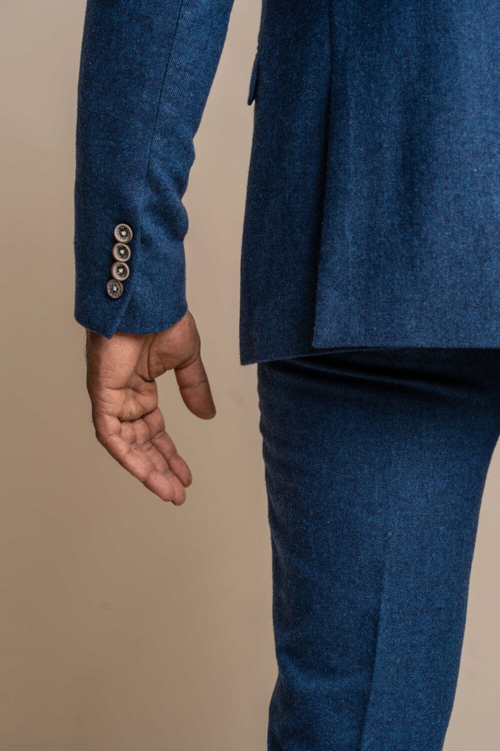 Orson Blue Tweed Blazer - Blazers & Jackets - - THREADPEPPER