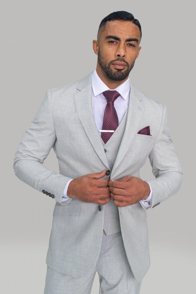 Pale Grey Waistcoat - STOCK CLEARANCE - Waistcoats - - THREADPEPPER